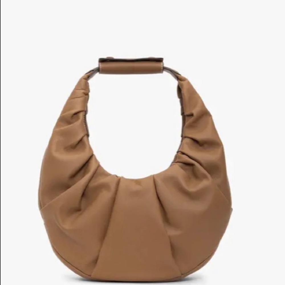 Staud Soft Moon bag in mushroom